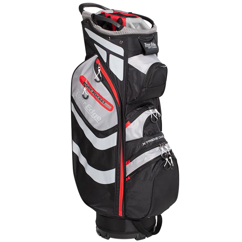 Tour Edge Hot Launch Xtreme 5.0 Cart Bag - Black/Red