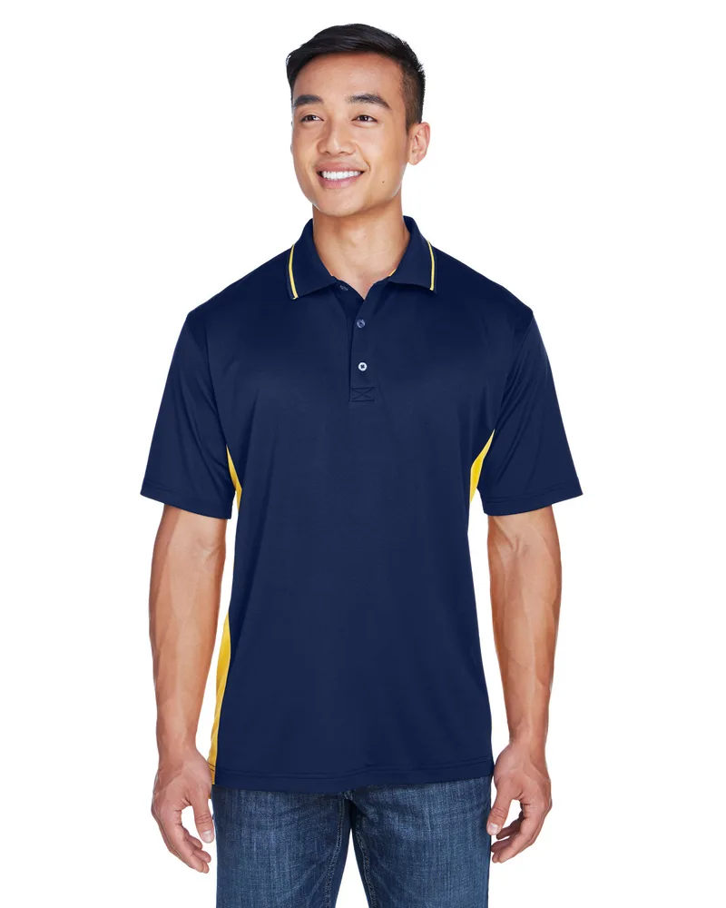 ULTRACLUB Men's Cool & Dry Sport Two-Tone Polo view 7
