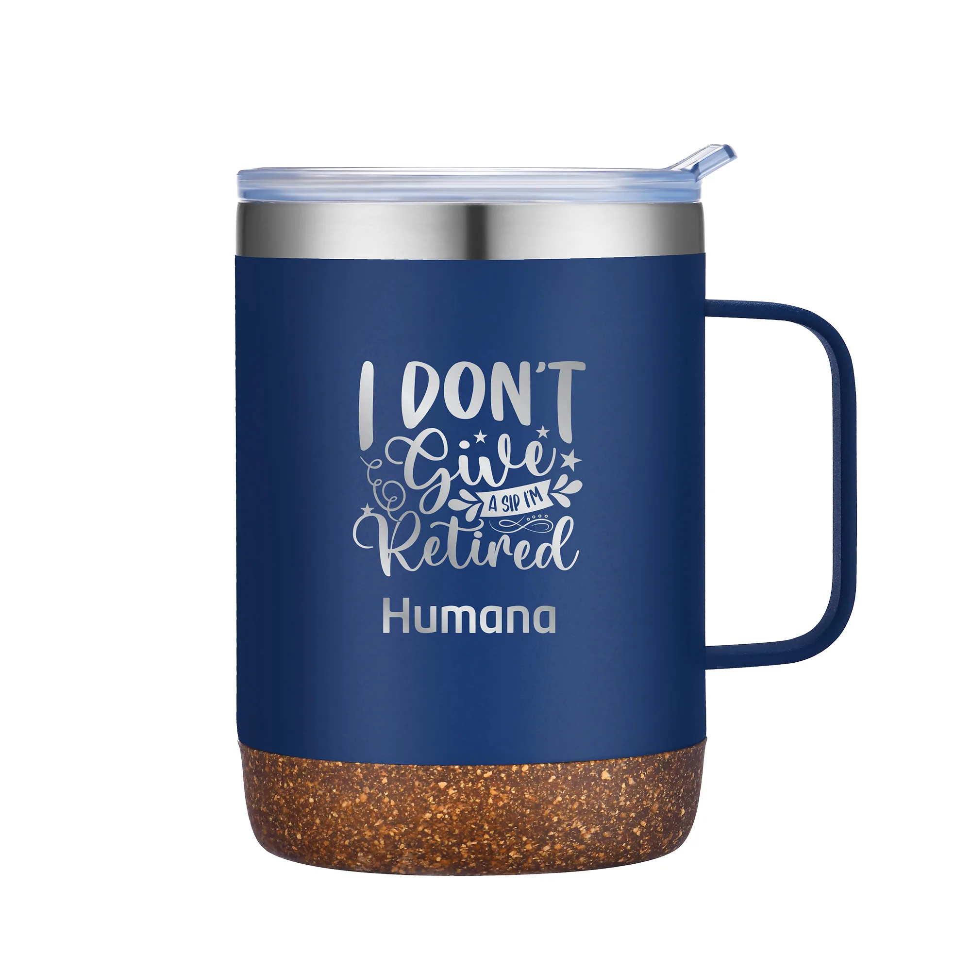 12 oz. Vacuum Mug with Cork Bottom view 3