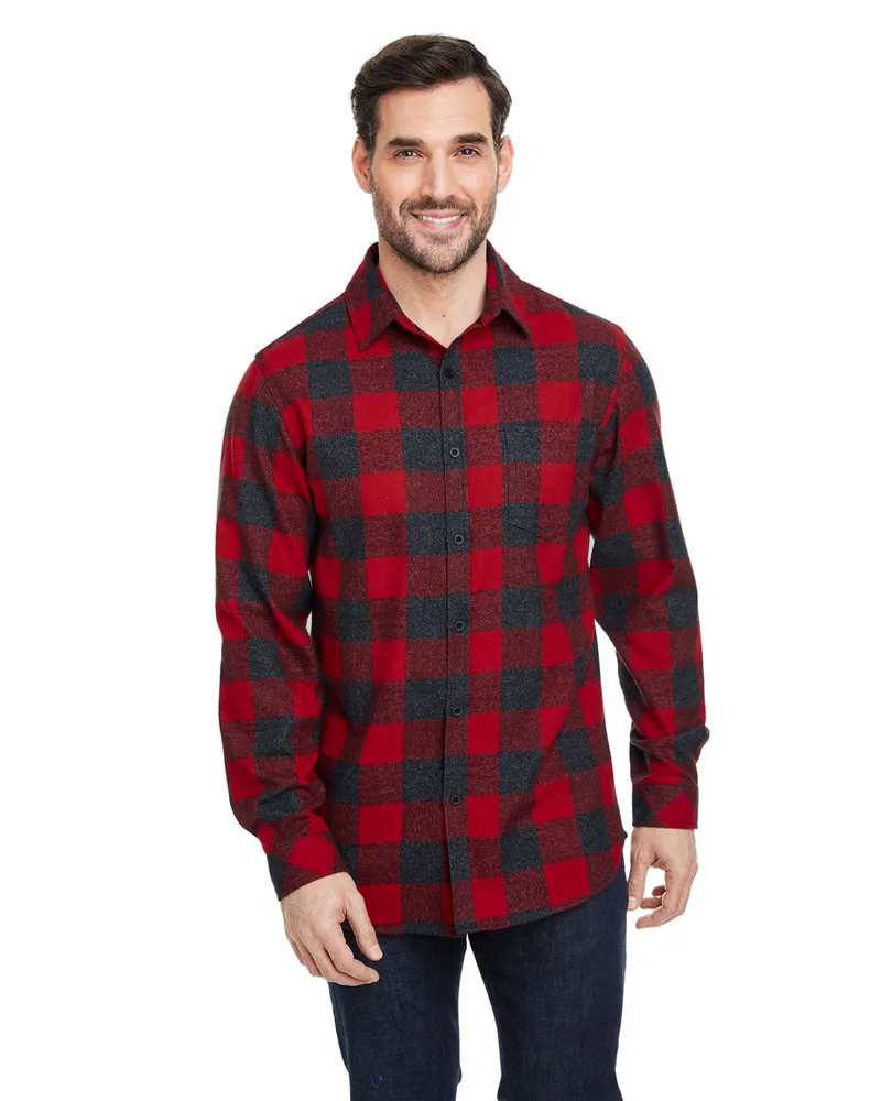 Burnside Woven Plaid Flannel With Biased Pocket view 7