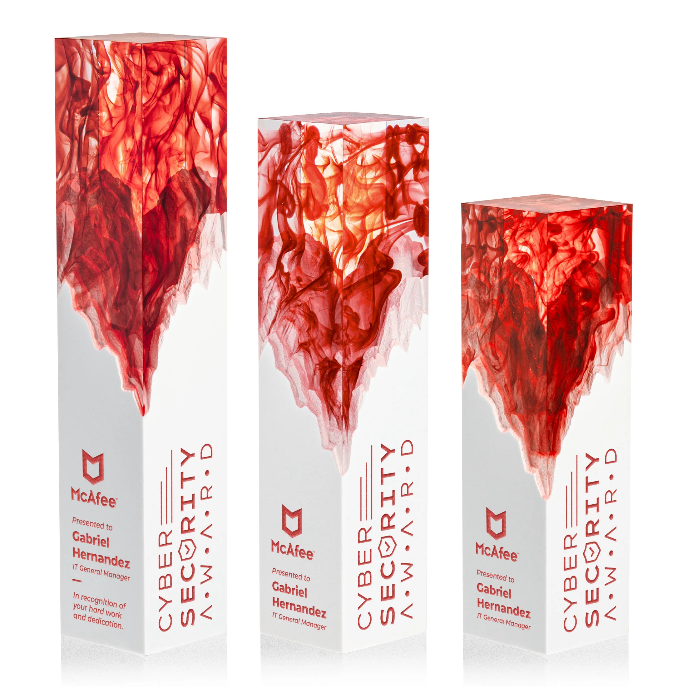 Laser Engraving & 1 Color, Red