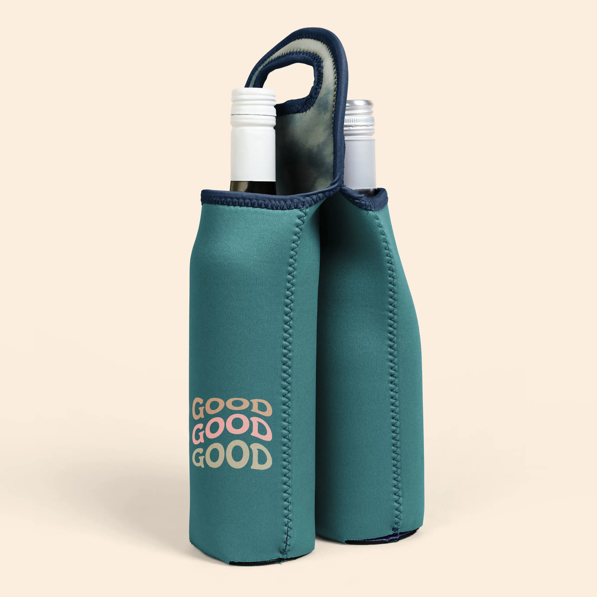 Teal Blue/Various Logo Side