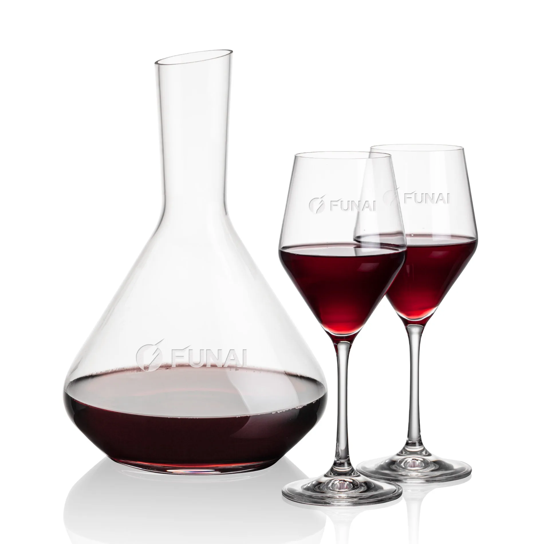 Stemmed Set, Bengston Wine Set, Carafe & 2 Wine