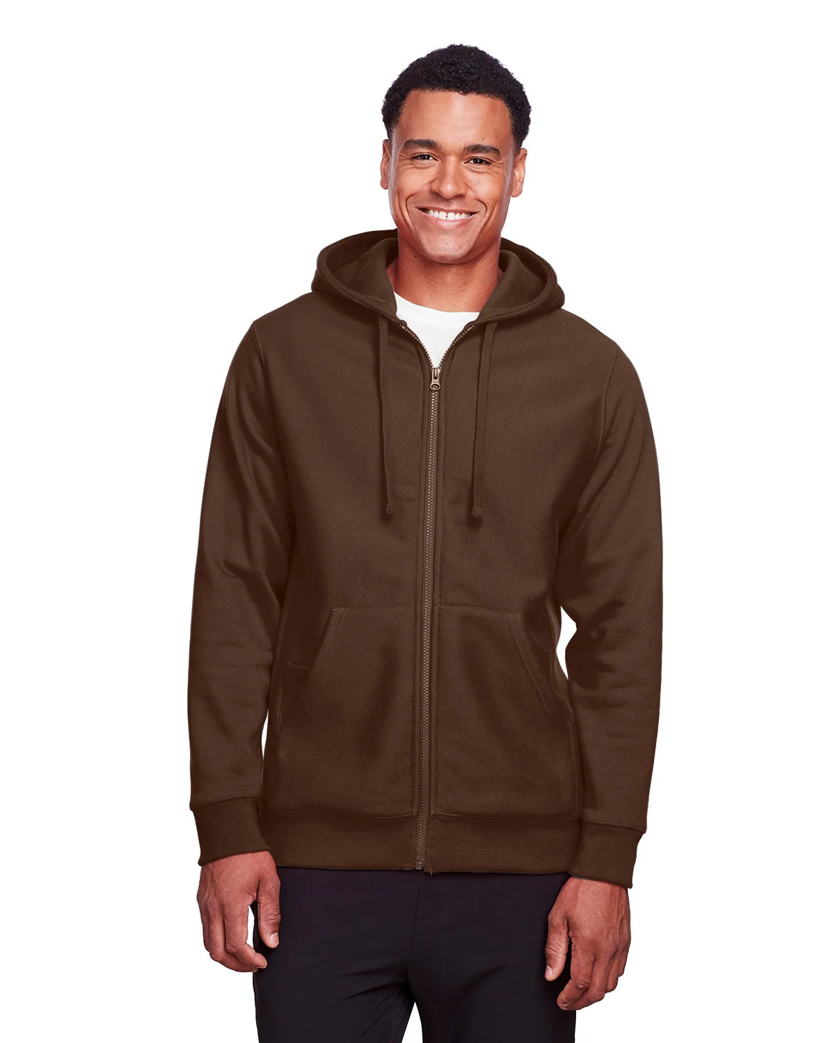 Team 365 Men's Zone HydroSport™ Heavyweight Full-Zip Hooded Sweatshirt view 6