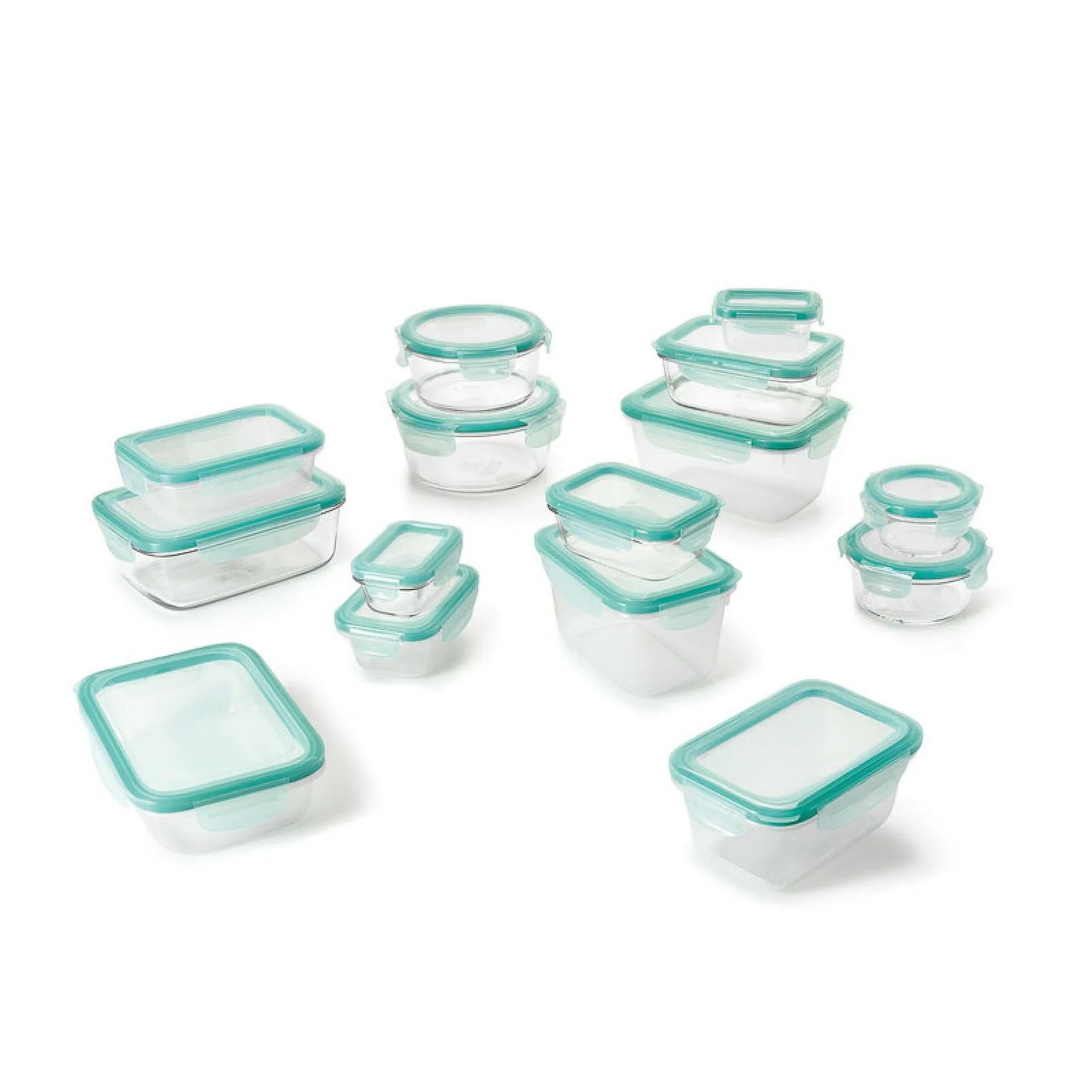 OXO Good Grips 30-Piece Smart Seal Glass & Plastic Container Set view 2