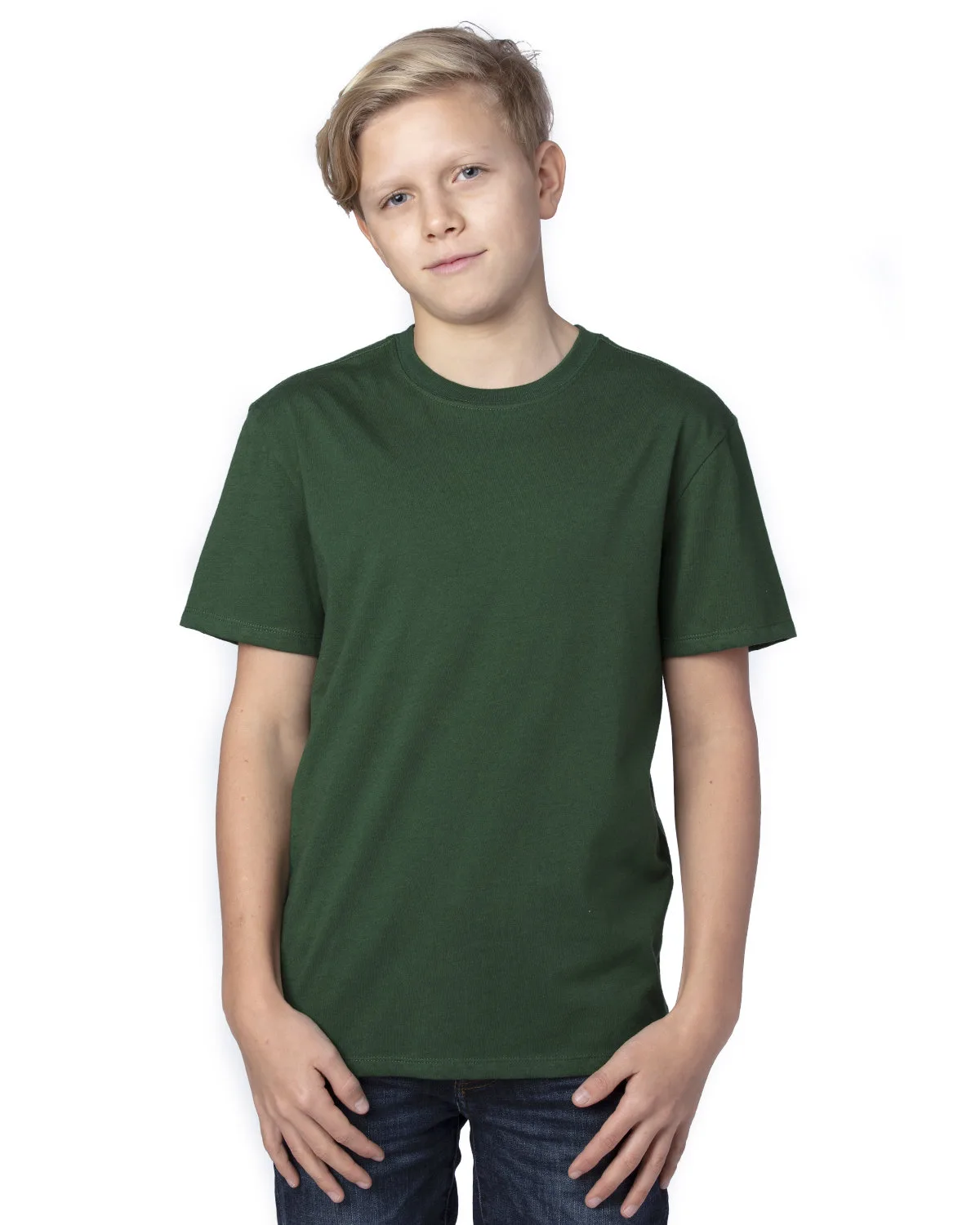 THREADFAST Youth Ultimate CVC T-Shirt view 4
