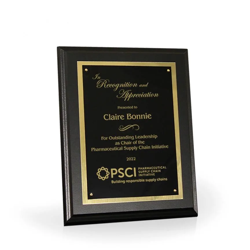Corvus Award Plaque, 8"x10"