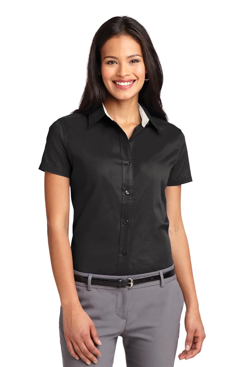 Port Authority® Women's Short Sleeve Easy Care Shirt.