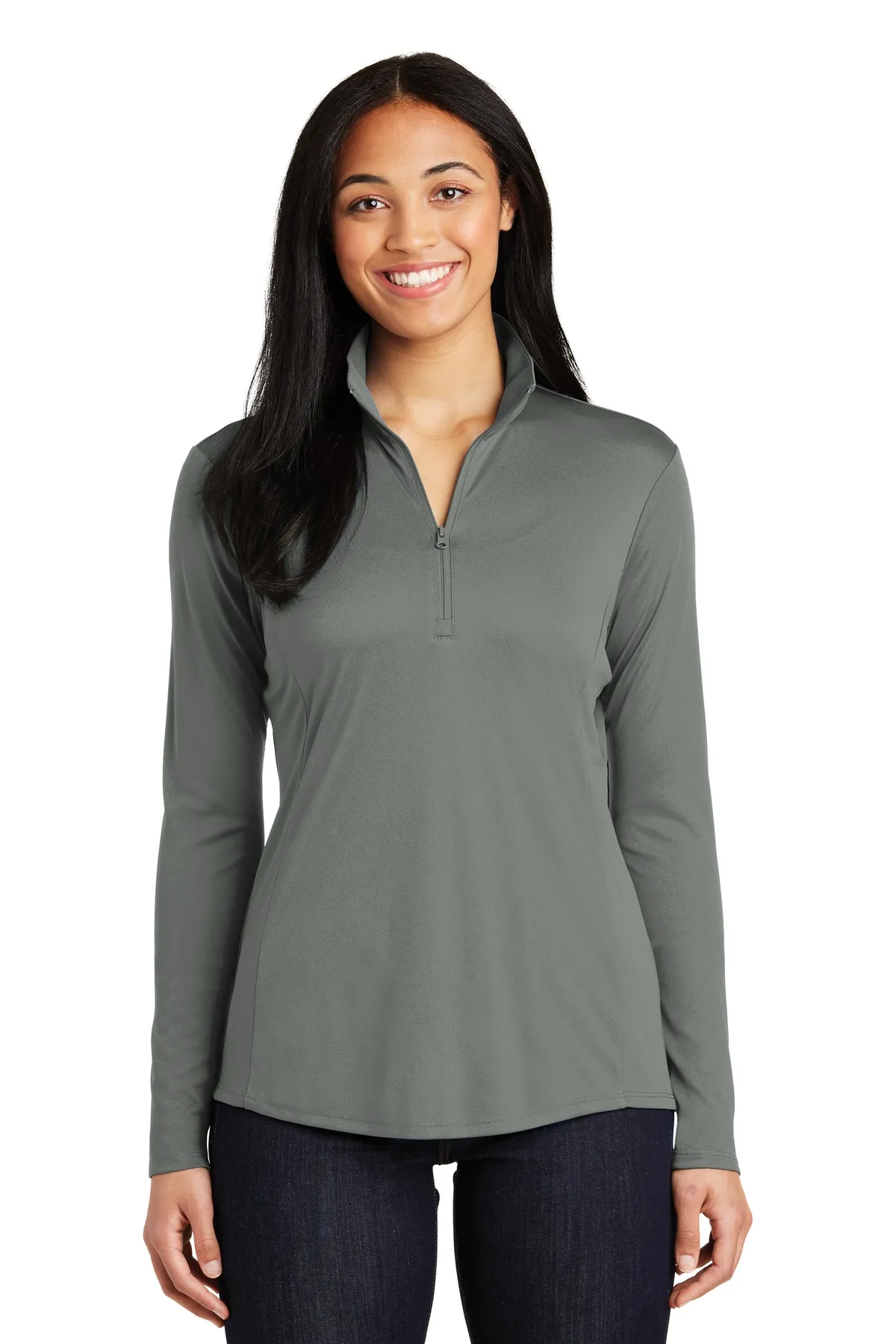 Sport-Tek® Women's PosiCharge® Competitor™ 1/4-Zip Pullover. view 3