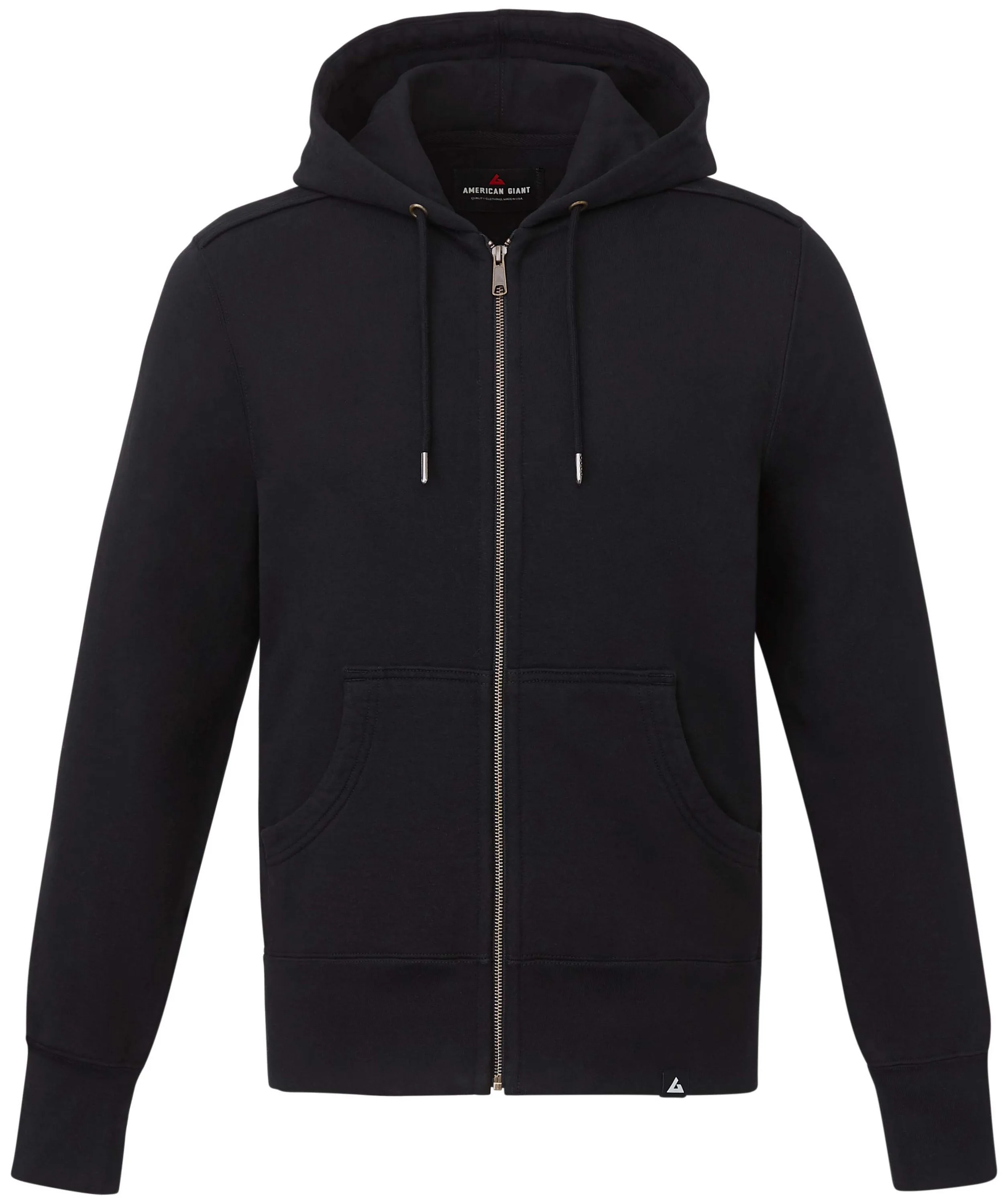 Men's American Giant Classic Heavyweight Fleece Full Zip Hoodie view 2
