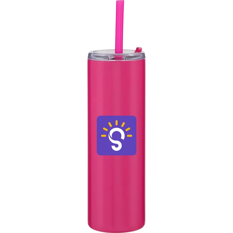 16 oz Lane Travel Tumbler (Matte Hottest Pink)