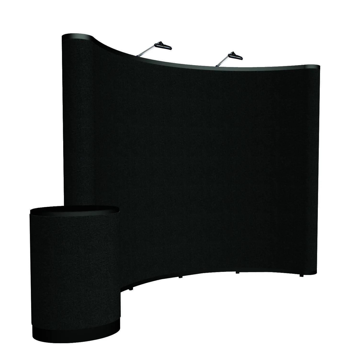10' Curved Show 'N Rise Floor Display Kit (Fabric) view 7