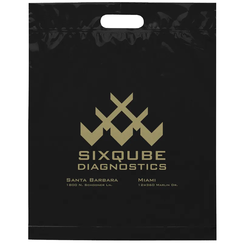 Die Cut Handle Bag - Flexo Ink Print (15" x 19" x 3") view 7
