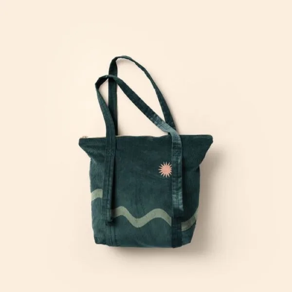Twinkles Yoga Corduroy Tote view 2