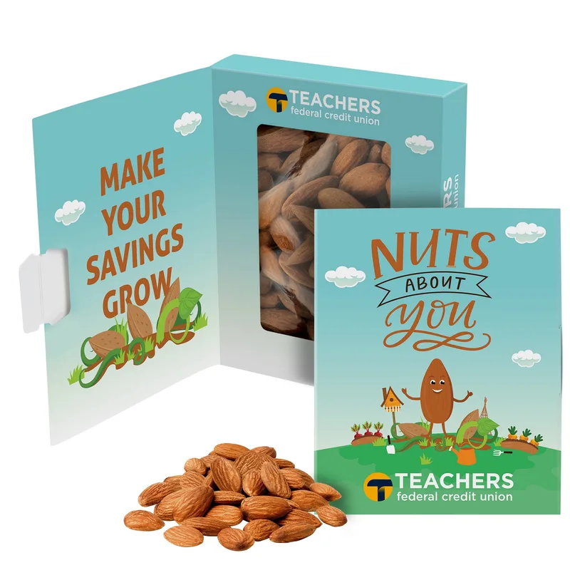 Book Window Box- Roasted Unsalted Almonds
