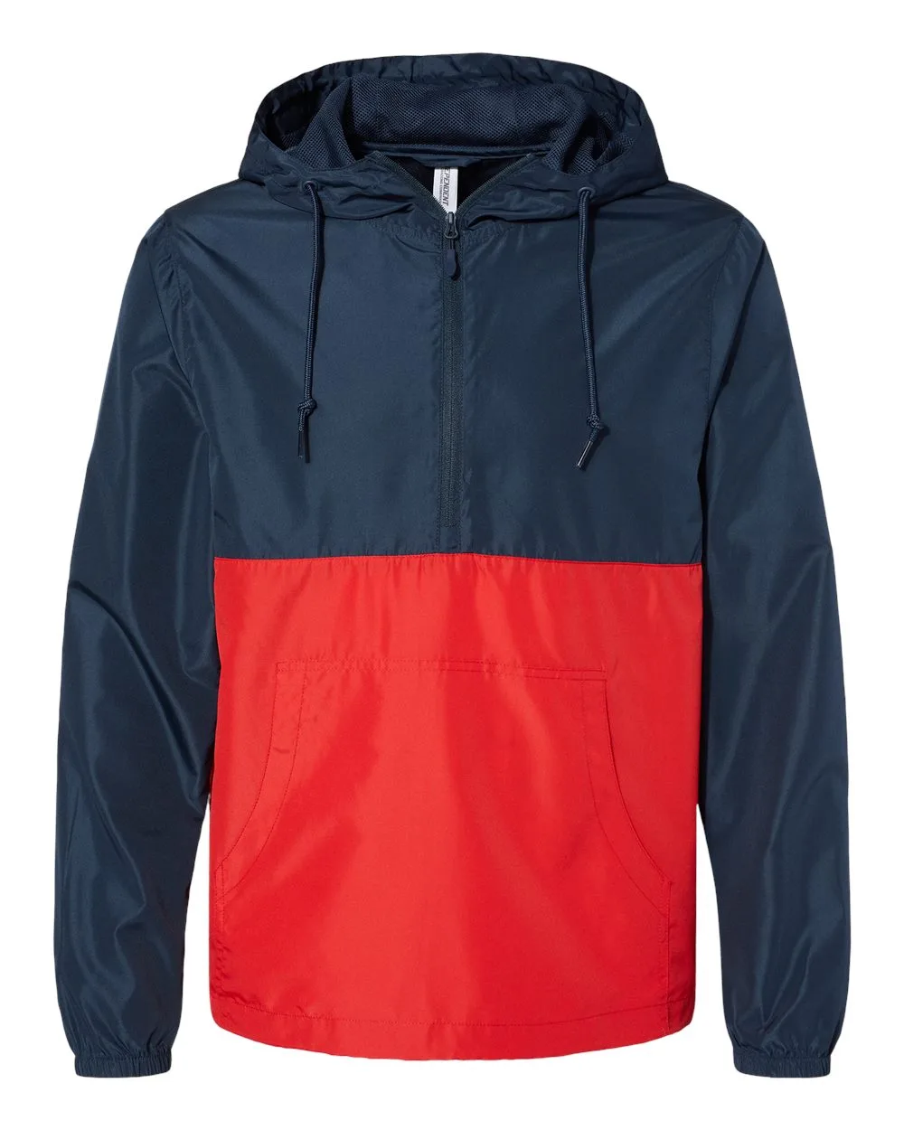 Independent Trading Co.® Unisex Lightweight Quarter-Zip Windbreaker Pullover Jacket view 6