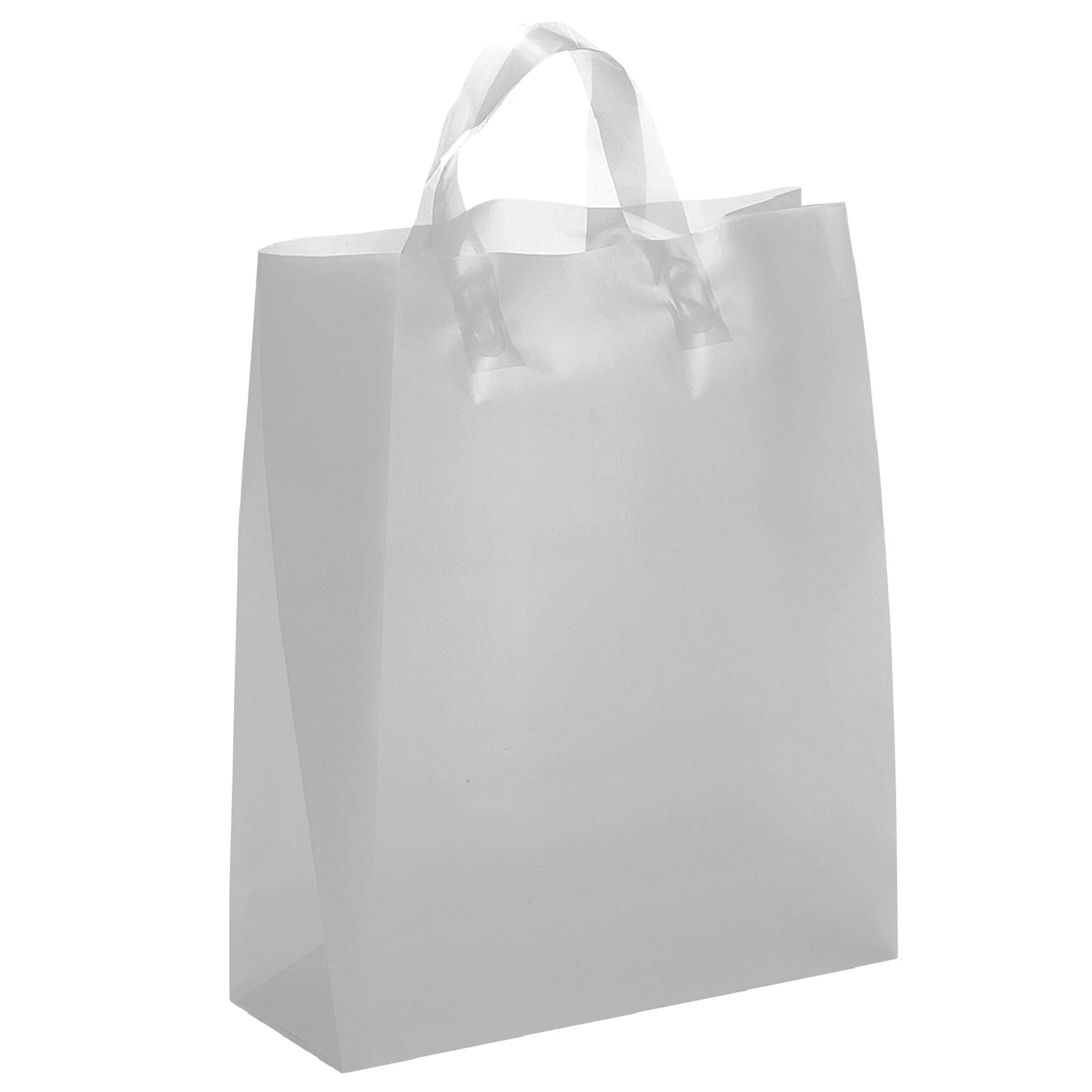 Hercules - Frosted Brite Shopper - Flexo Ink Print (13" x 6" x 17") view 2