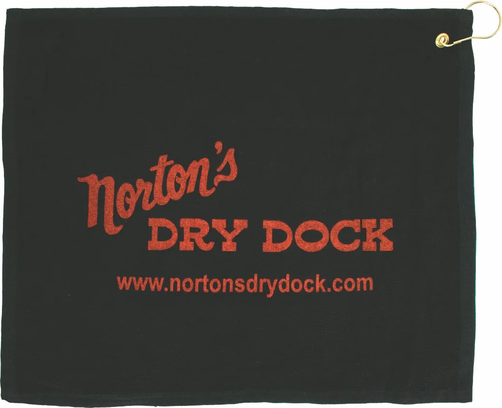Terry Hemmed Golf Towel 15" x 18"