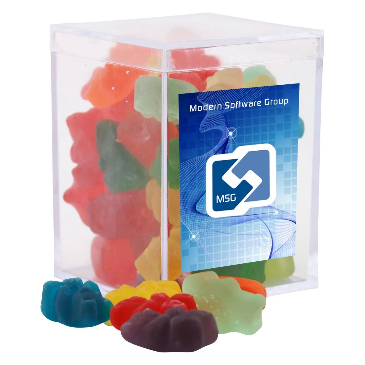 Acrylic Box w/Gummy Bears