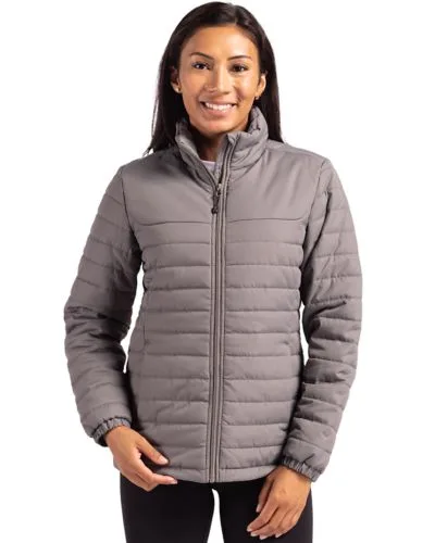 Clique Elevation Eco Full Zip Womens Puffer Jacket view 3