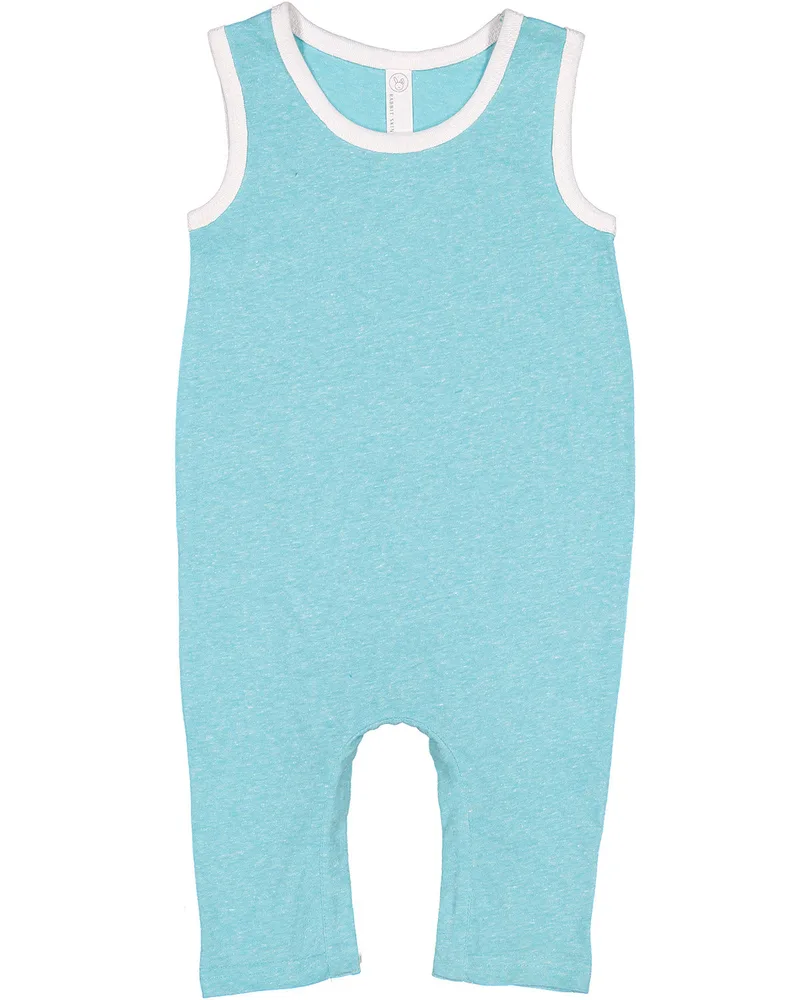 Rabbit Skins Infant Harborside Melange Tank Romper