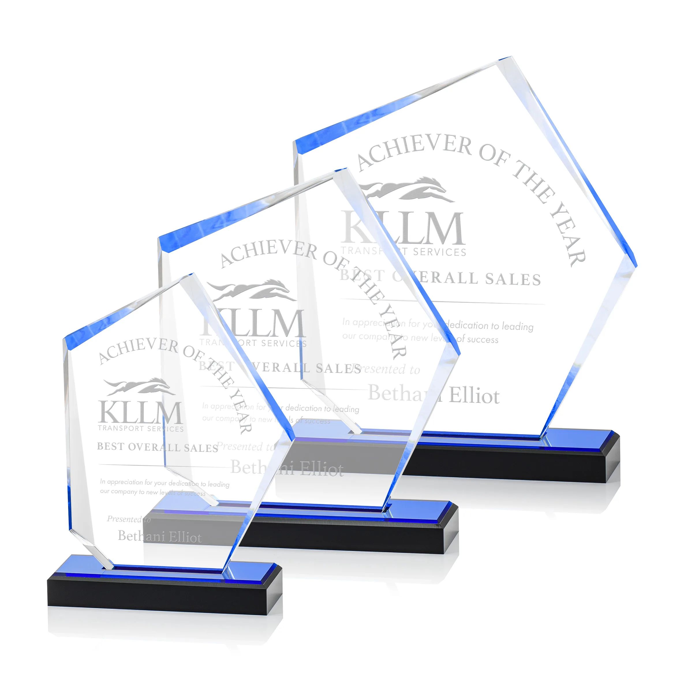Laser Engraving, Blue