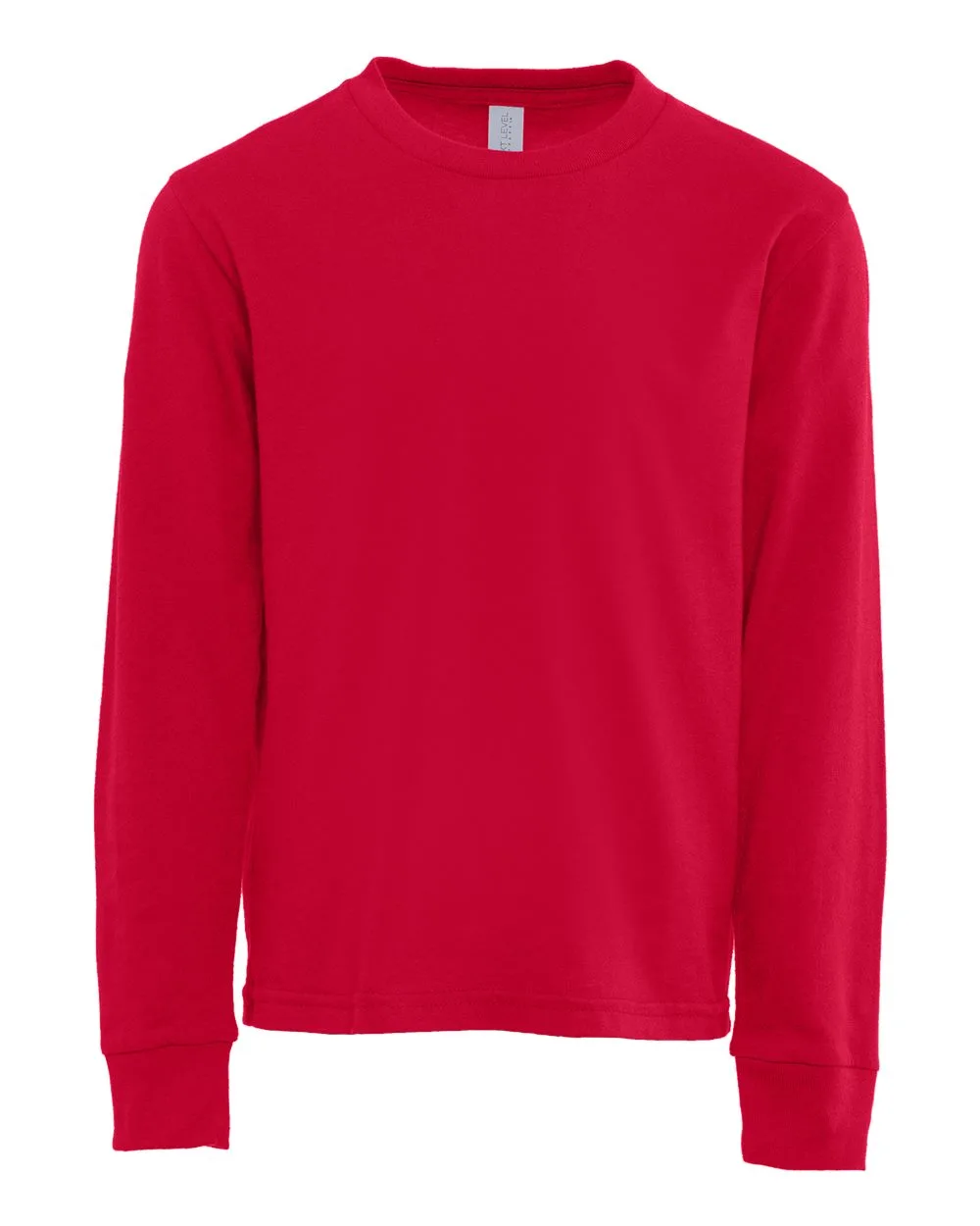 Next Level Apparel® Youth Cotton Long Sleeve T-Shirt view 6