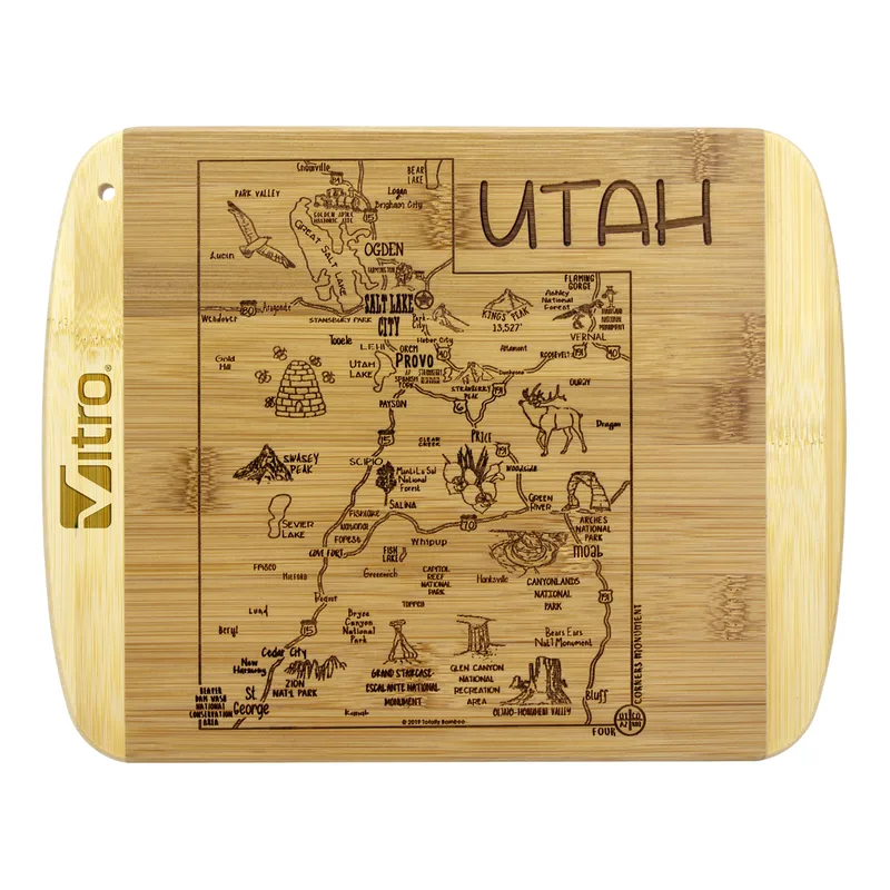 A Slice of Life Utah Serving & Cutting Board