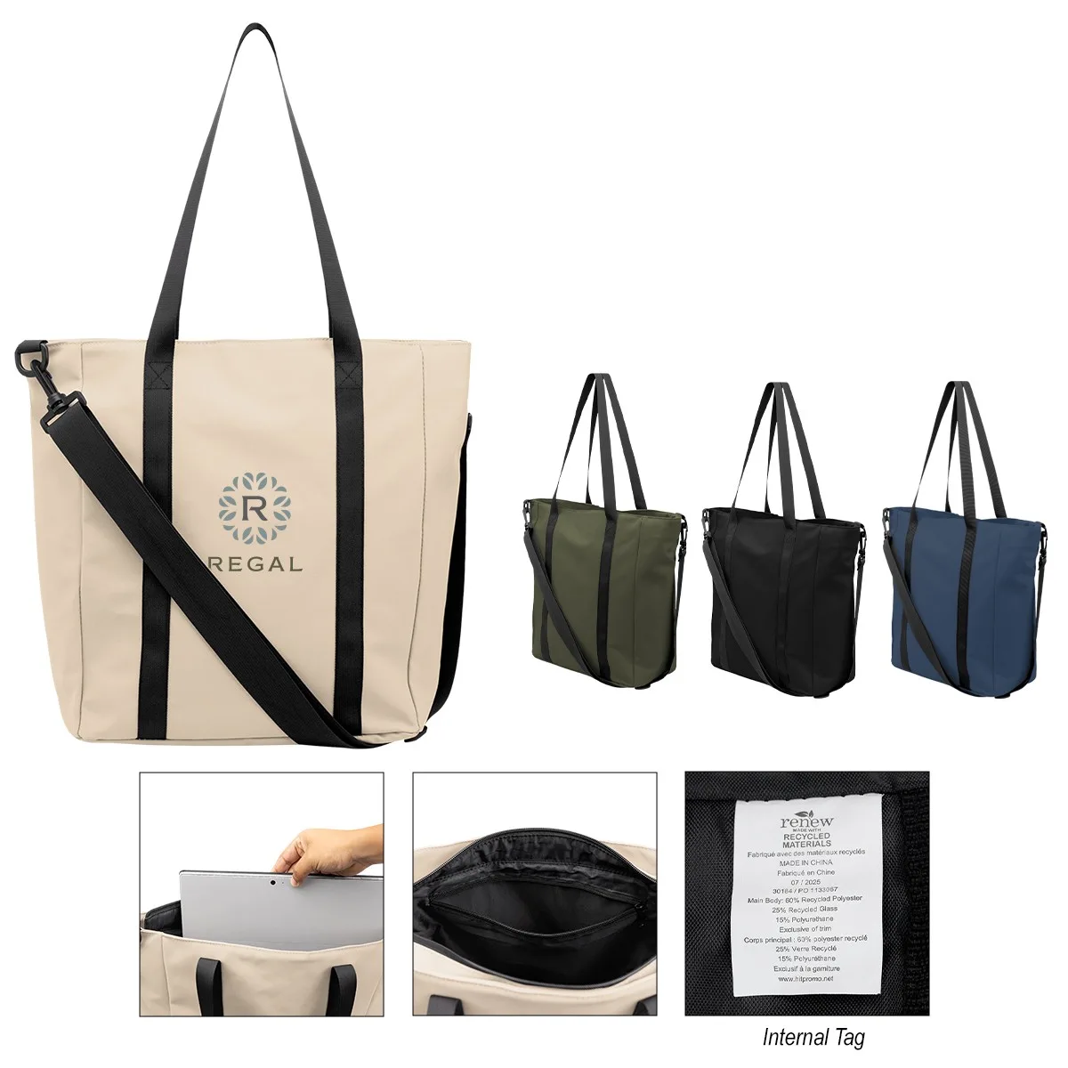 Hudson Rpet Leatherette Tote Bag view 2