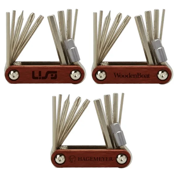 Bandelier 10-in-1 Folding Tool with Rosewood Handle