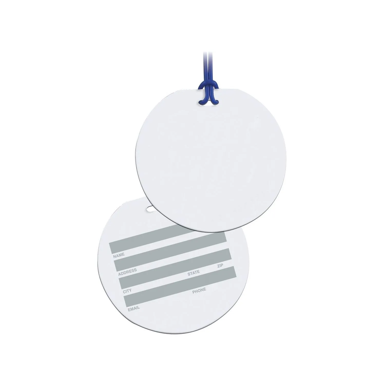 Round Celebrity Bag Tag - 4CP view 4