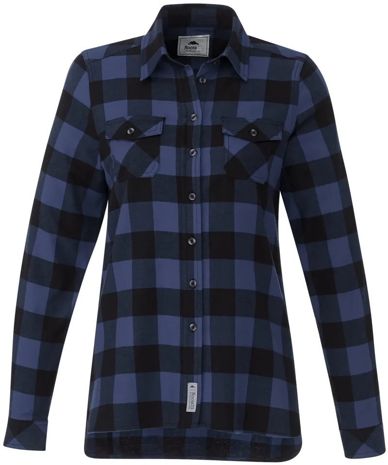 Women's SPRUCELAKE Roots73 Long Sleeve Button Up Flannel Shirt