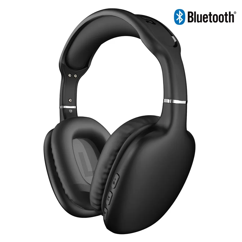 HYPERCEL Hypergear Vibe Wireless Over-The-Ear Headphones Black