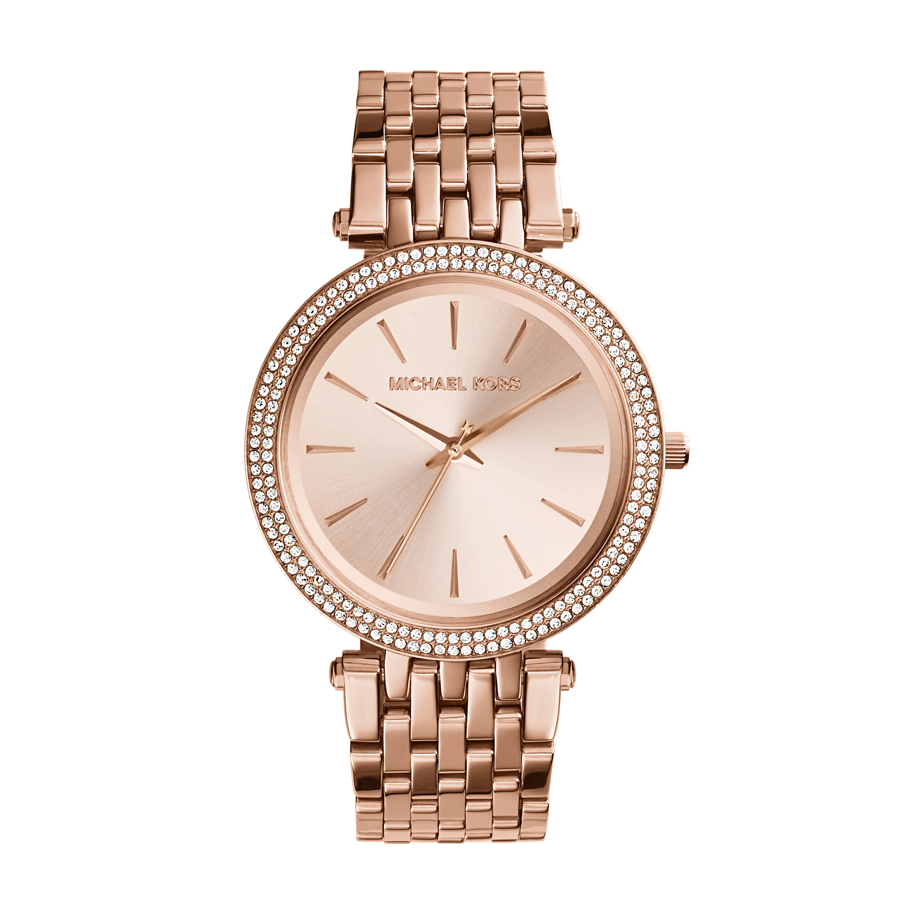 Michael Kors Ladies Darci Rose Gold-Tone Ss Bracelet Watch