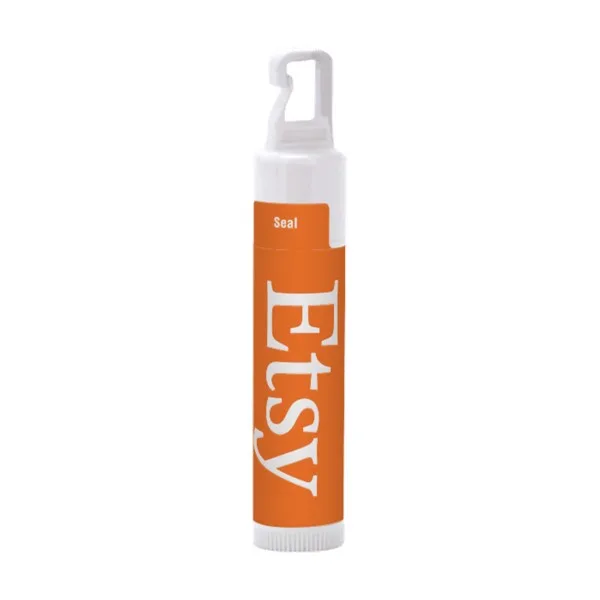 SPF 15 Lip Balm in White Tube with Hook Cap view 4