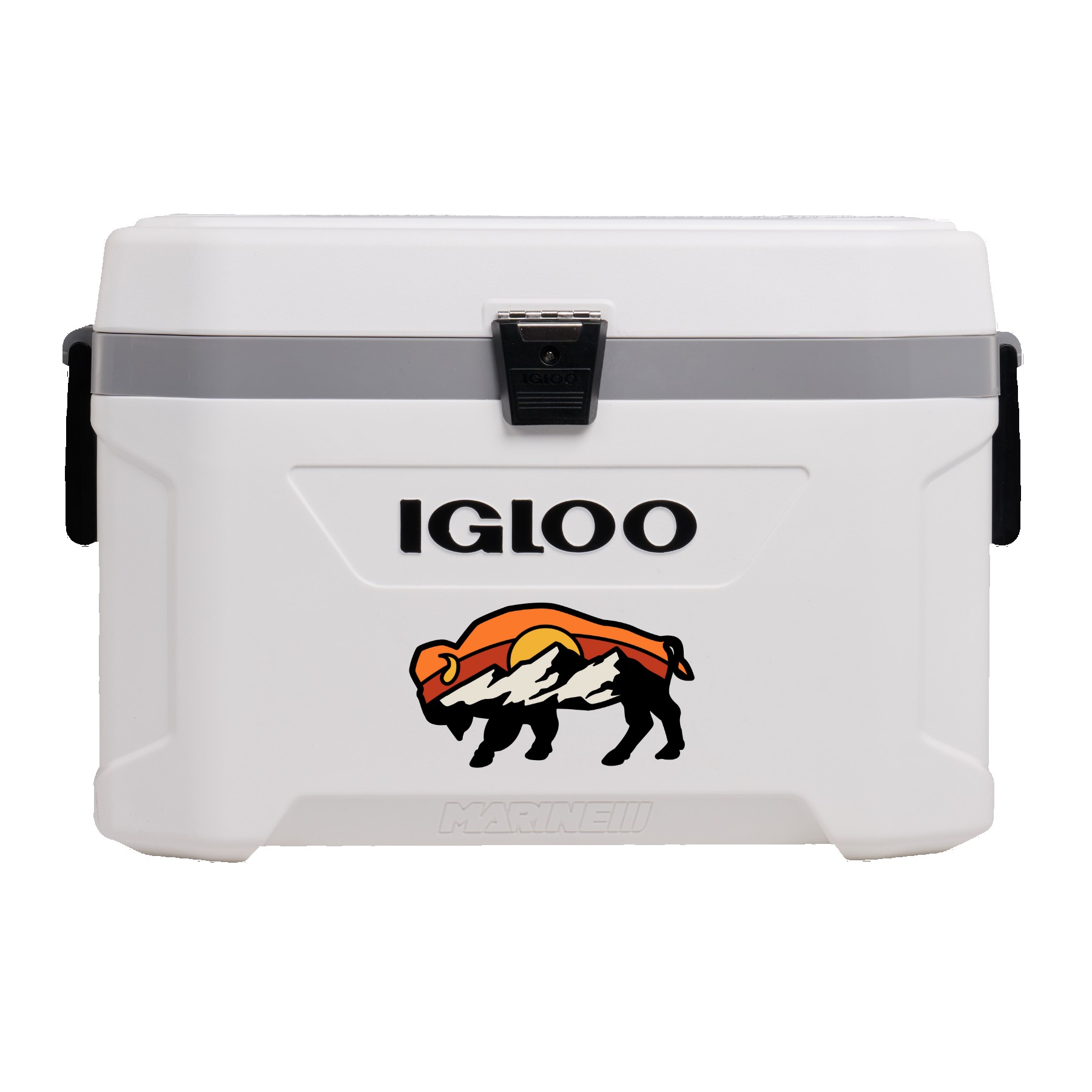 54 Qt. Igloo® Latitude Marine Ultra Cooler (White/Moonscape Gray)