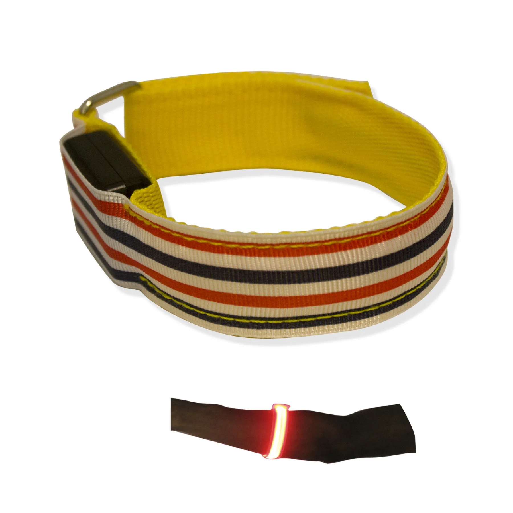 LED Polyester Fabric Armband view 2