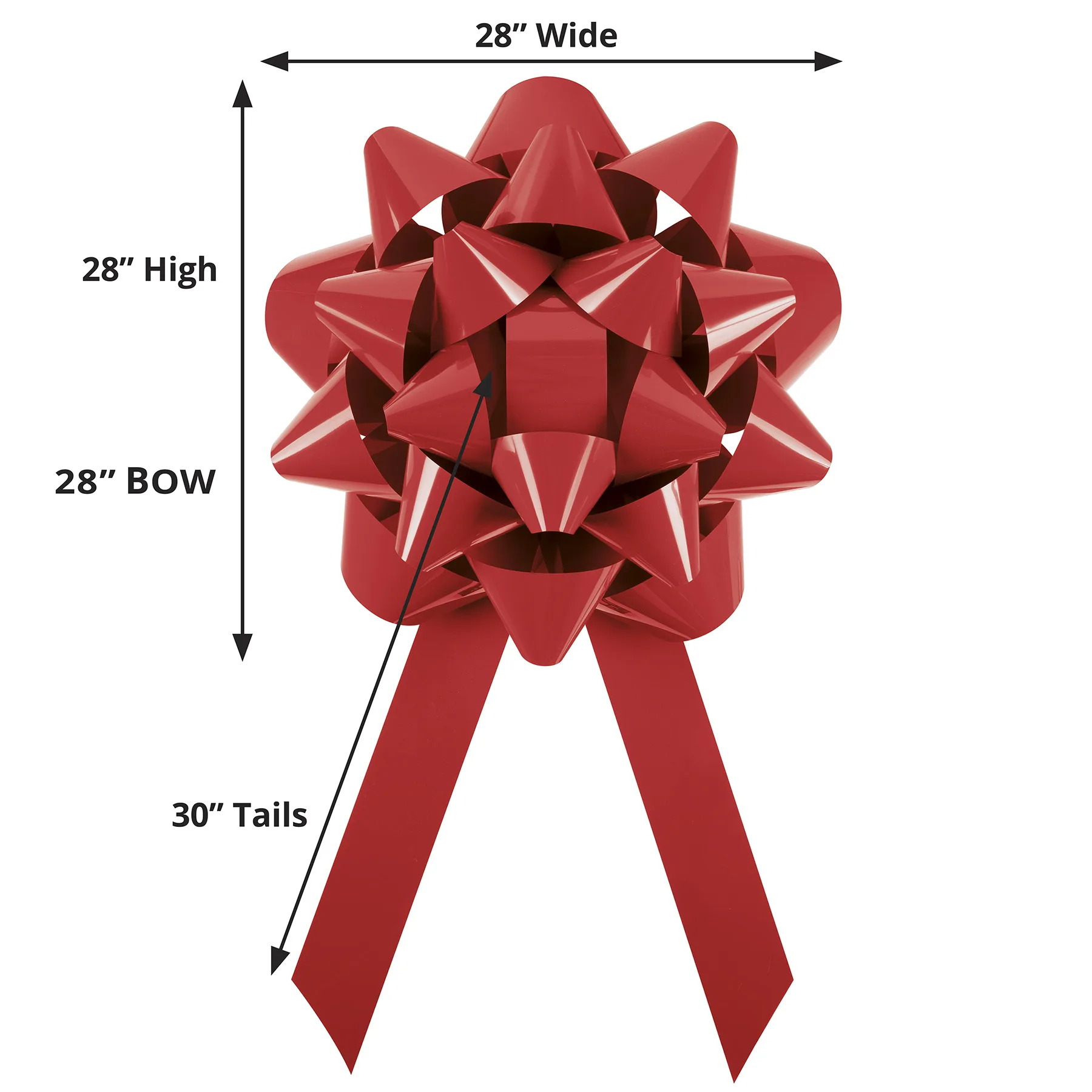 28" Bow - Door Hanger - No Imprint