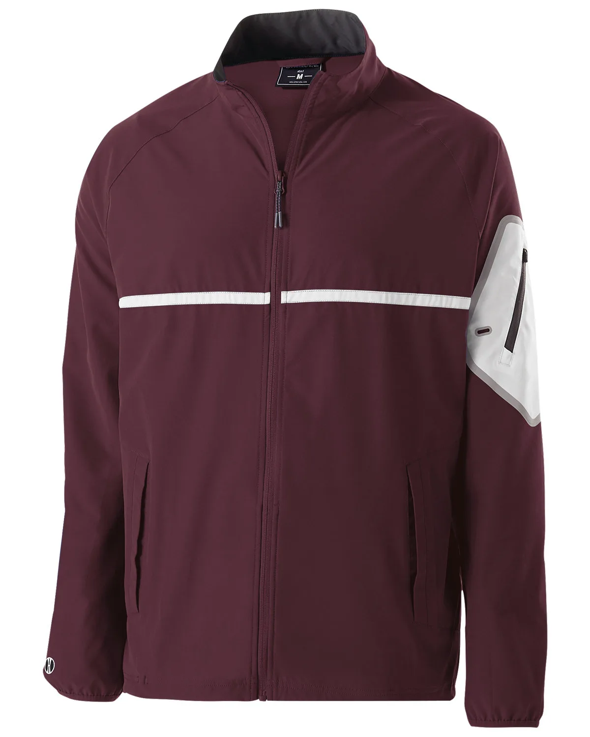 Holloway Unisex Weld 4-Way Stretch Warm-Up Jacket view 5