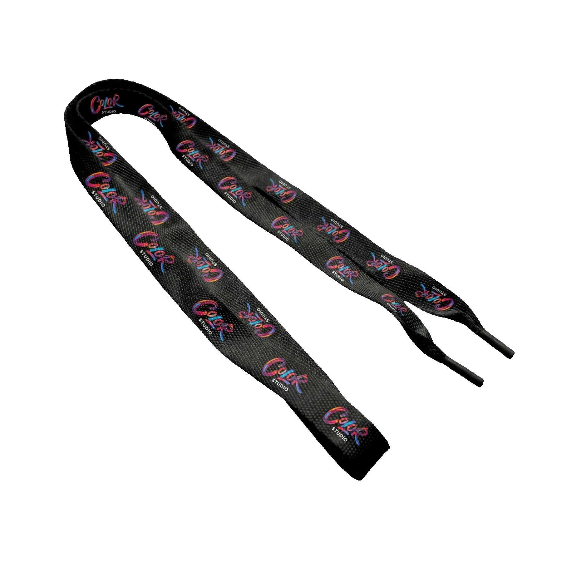 Recycled Polyester Dye Sublimated ½"x45" Shoelaces Pair (Domestically Produced)