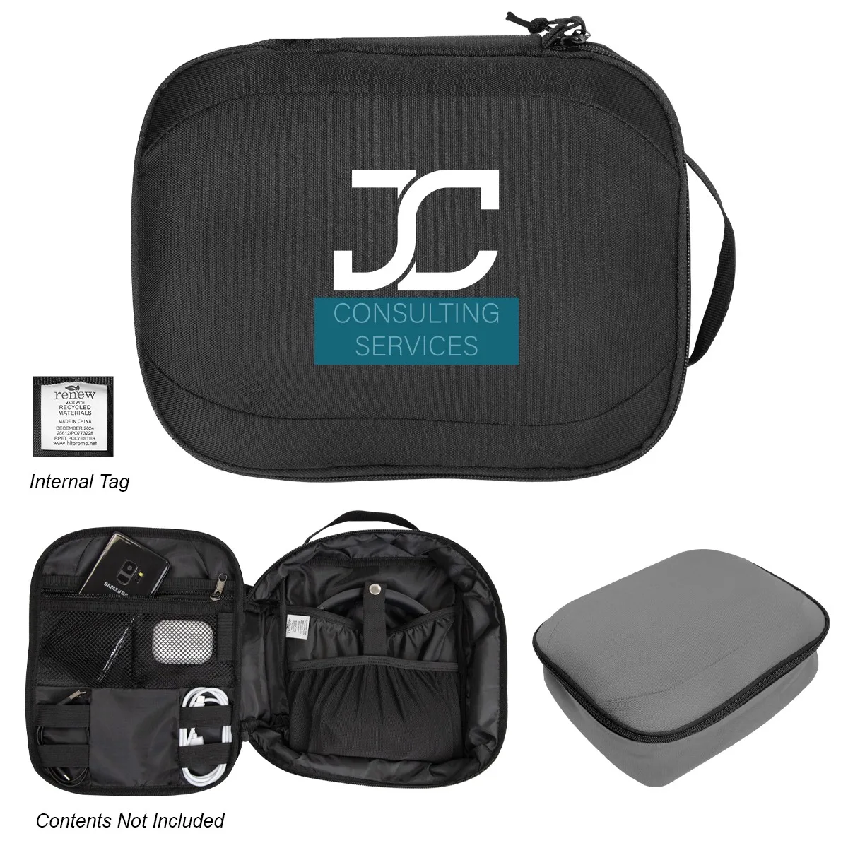 Rpet Tech Travel Pouch view 2