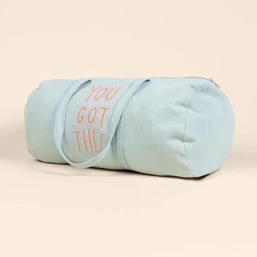 Beach Wash Denim Blue Logo Side