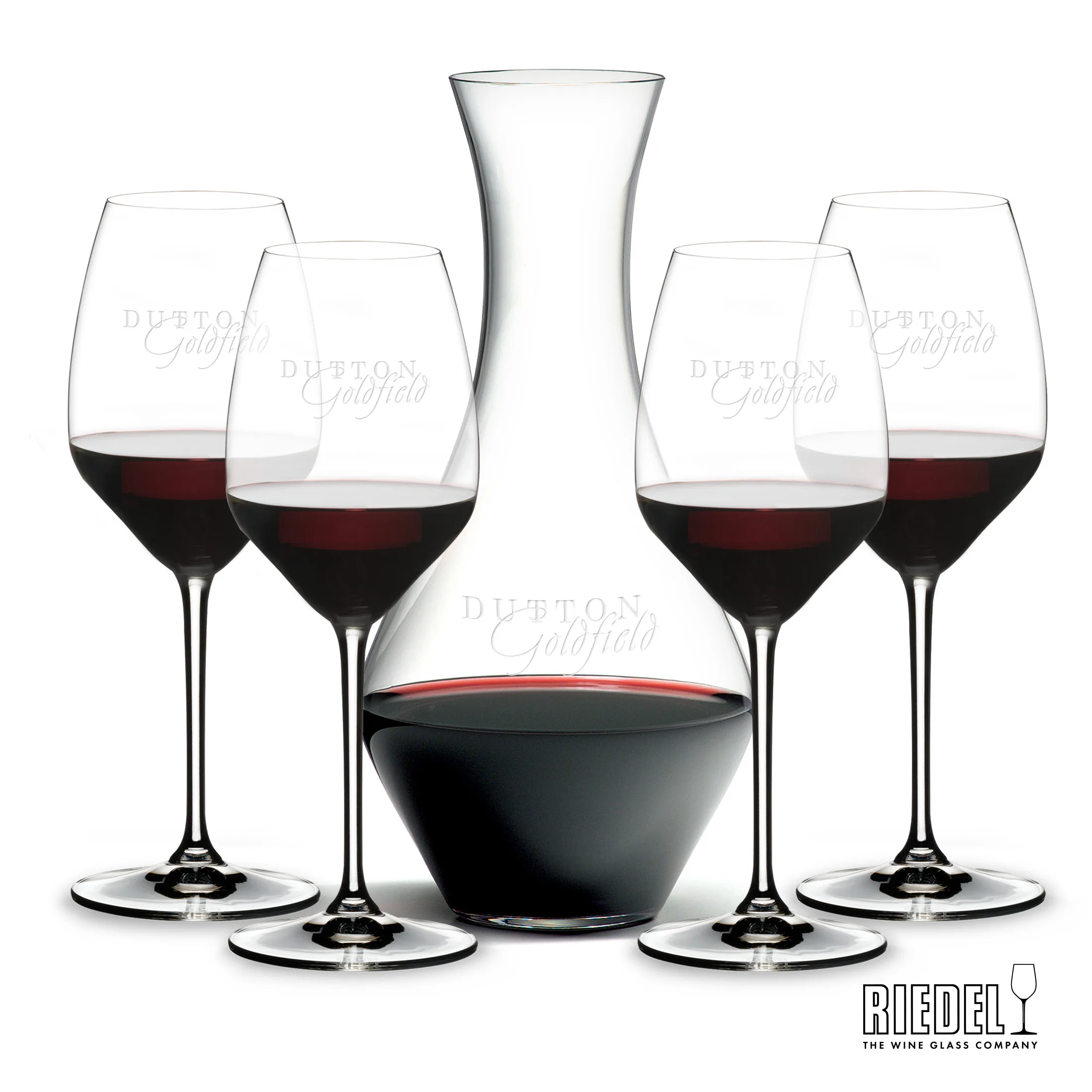 Stemmed Set, Extreme Wine Set, Decanter & 4 Wine