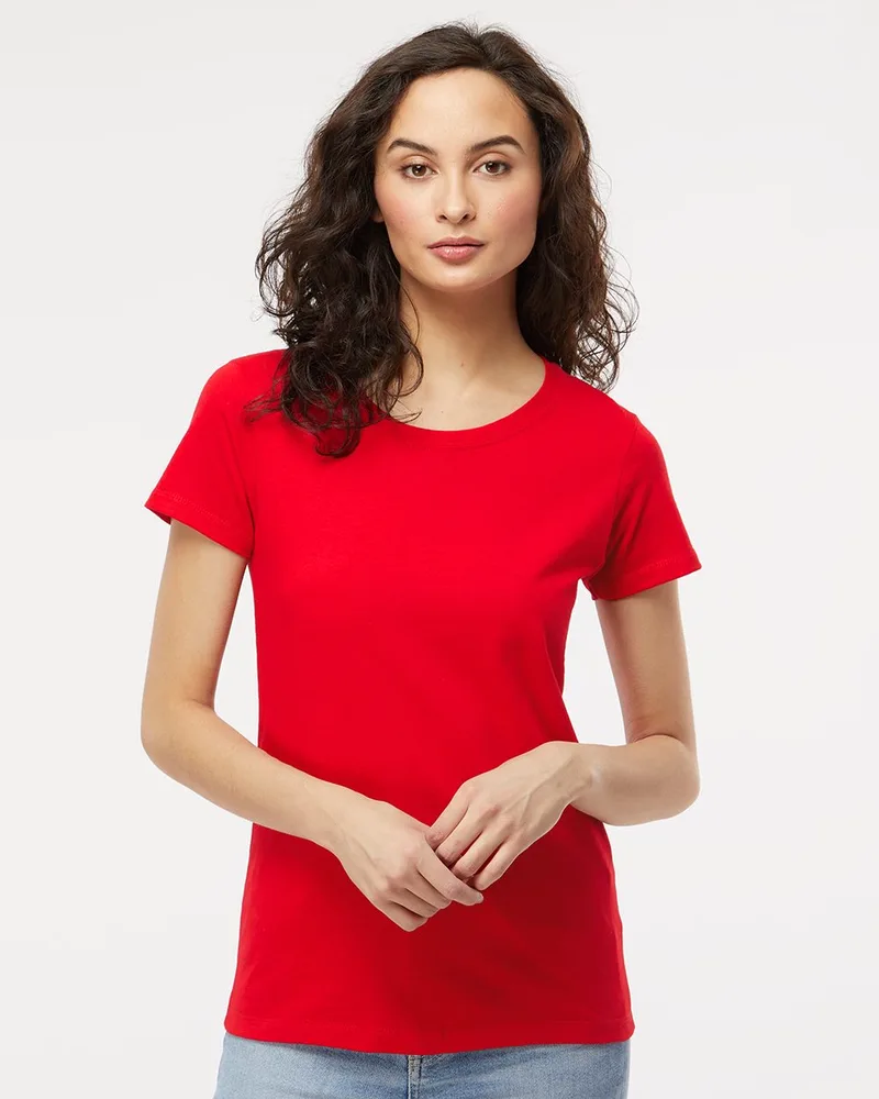 M&O® Women's Gold Soft Touch T-Shirt view 2