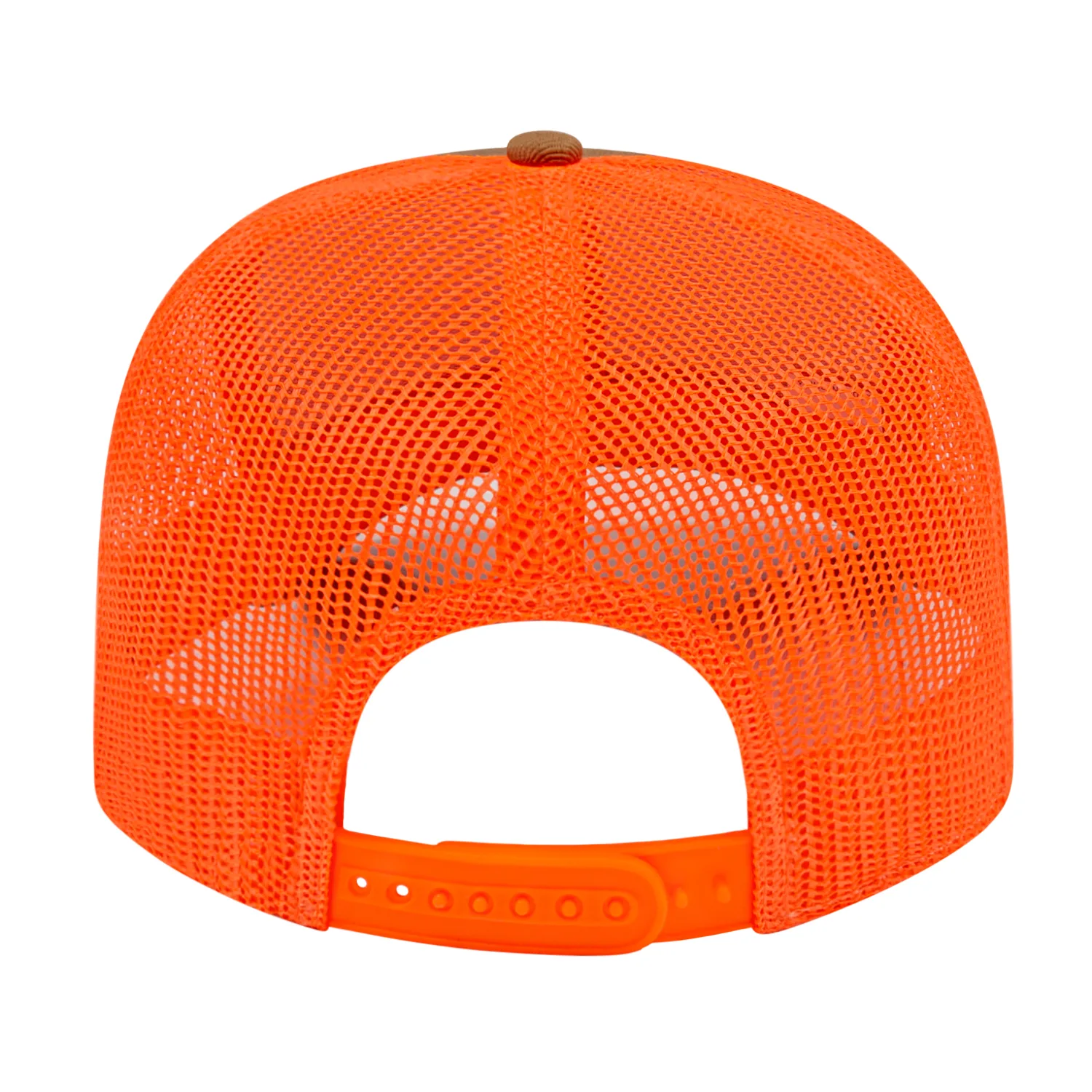 Caramel Brown/Blaze Orange Blank Back