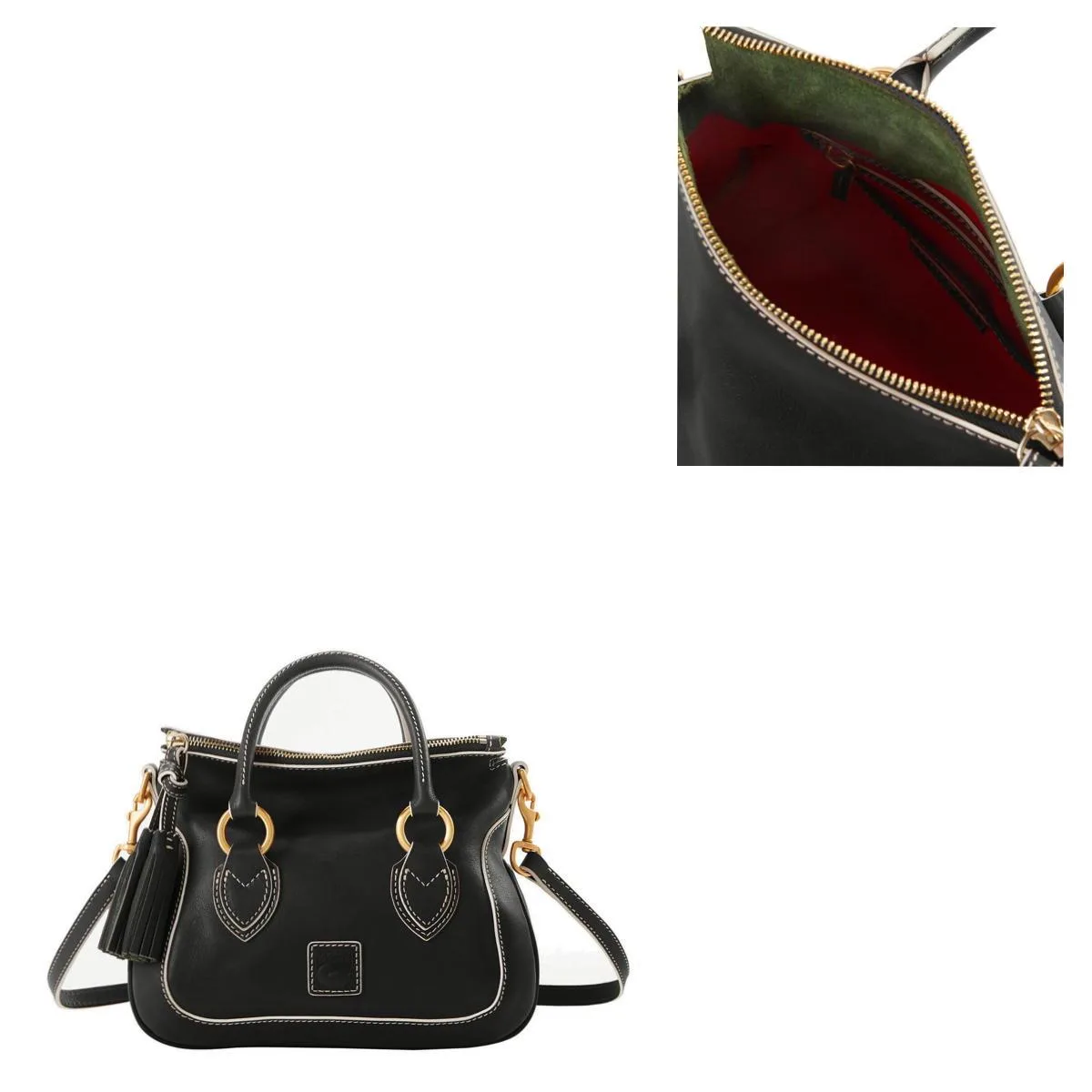 Dooney & Bourke Florentine Black Small Satchel