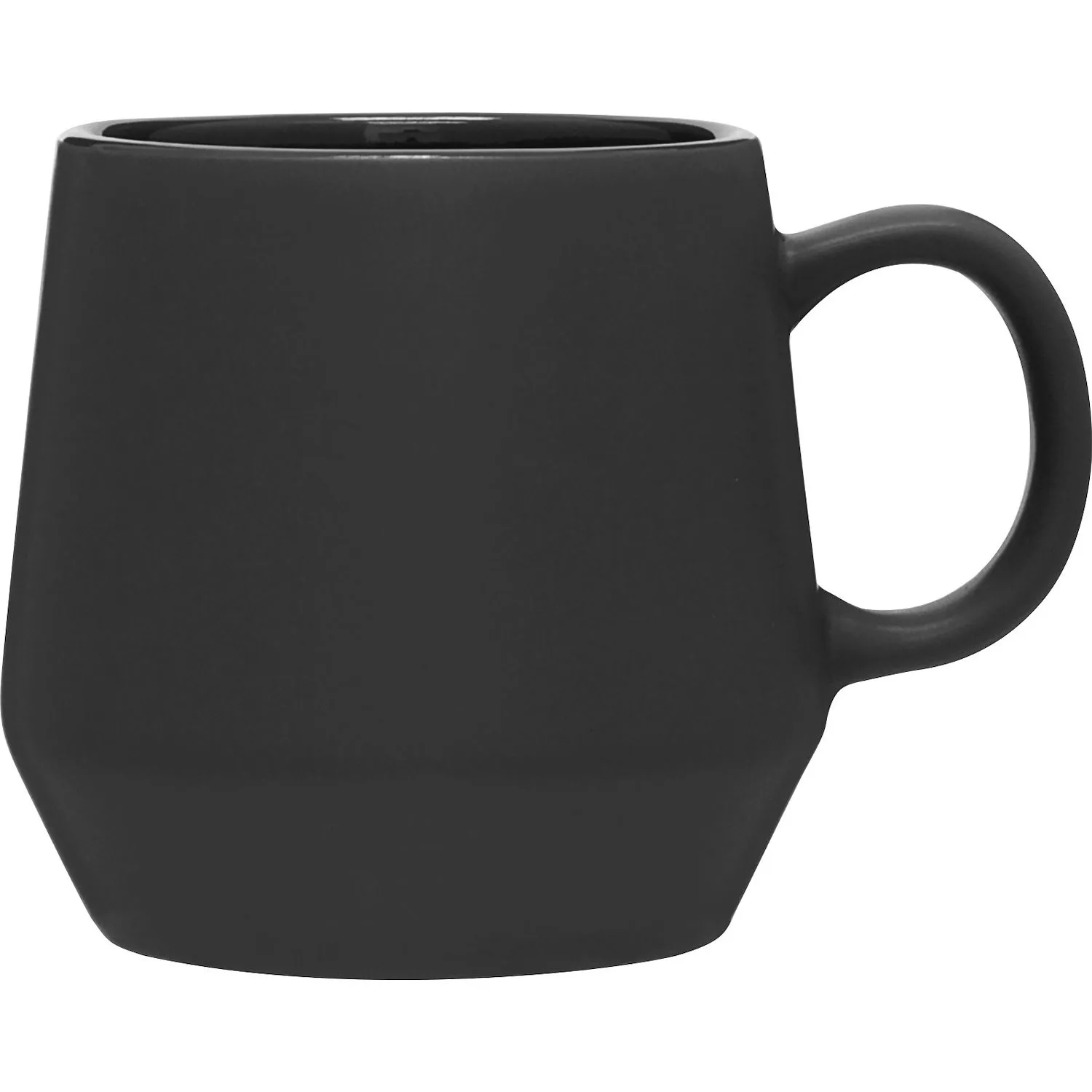 16 oz Verona Ceramic Mug (Matte Black) view 2