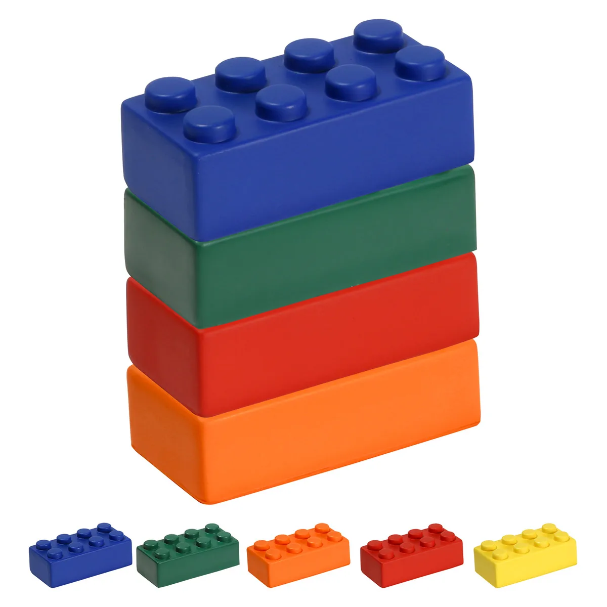 Building Block 4 Piece Set Stress Reliever view 2
