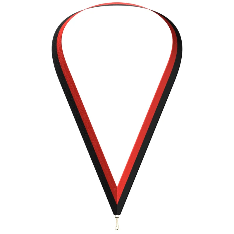 Red & Black Neckband (7/8" x 34")