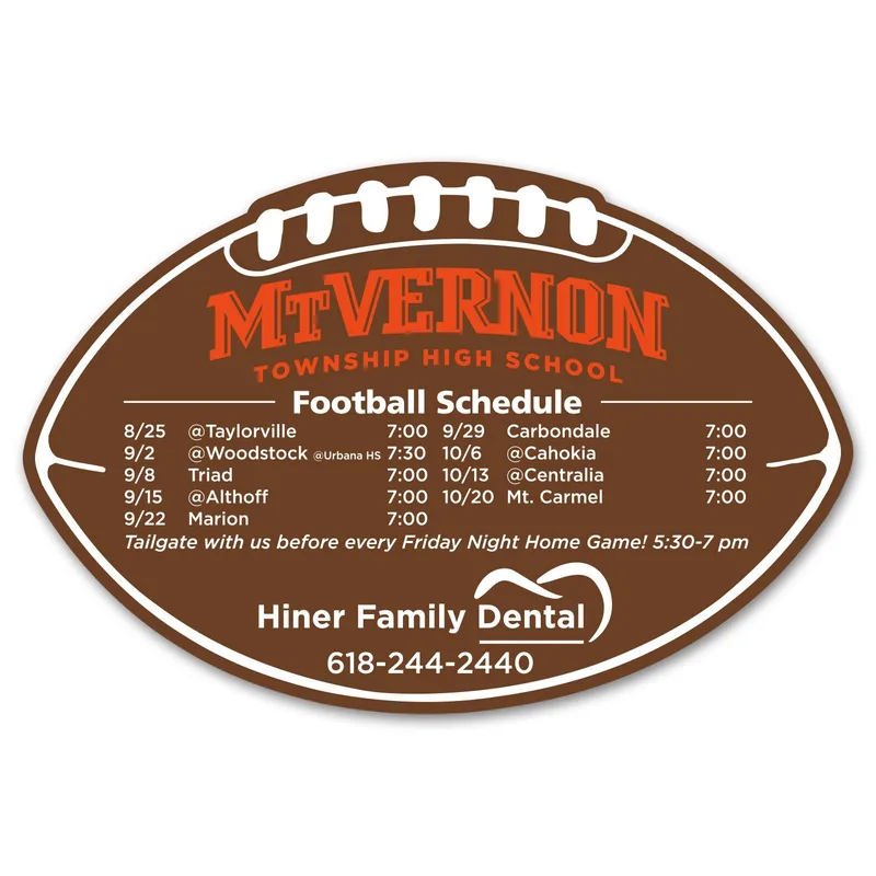 Schedule Football Magnet